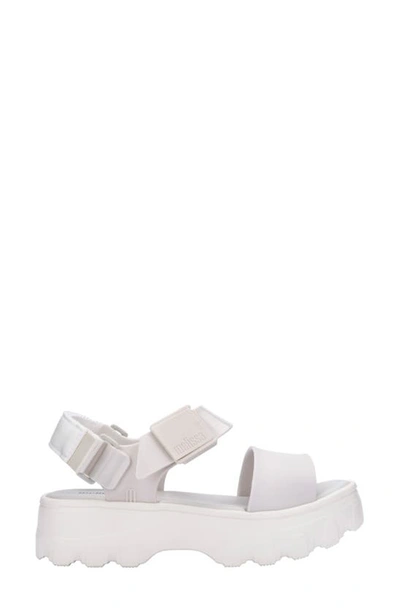 Shop Melissa Kick Off Platform Sandal In White