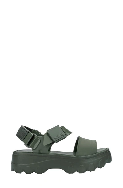 Melissa Kick Off Platform Sandal In Green