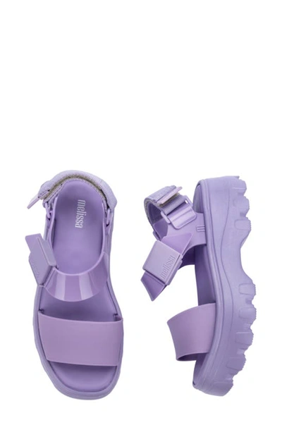 Shop Melissa Kick Off Platform Sandal In Lilac