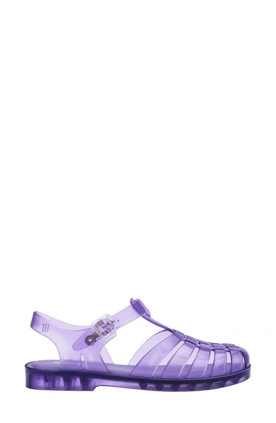 Shop Melissa Possession Jelly Fisherman Sandal In Lilac Clear