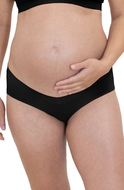 Shop Kindred Bravely Grow With Me Hipster Maternity Briefs In Black