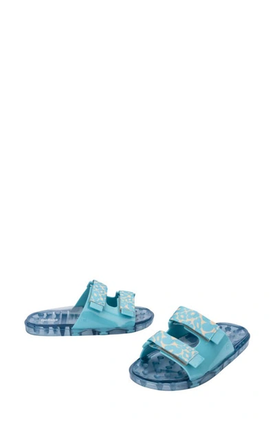 Shop Melissa Wide Brave Slide Sandal In Blue