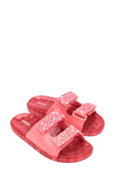Shop Melissa Wide Brave Slide Sandal In Pink