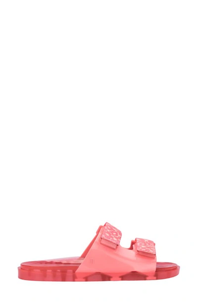 Shop Melissa Wide Brave Slide Sandal In Pink