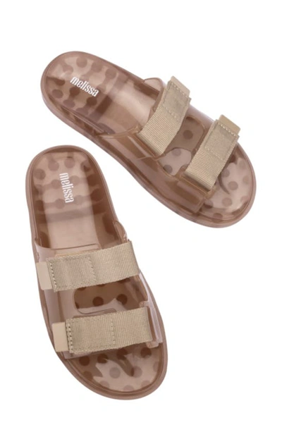 Shop Melissa Wide Brave Slide Sandal In Brown