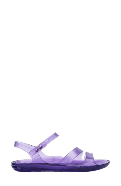 Shop Melissa The Real Jelly Slide Sandal In Lilac