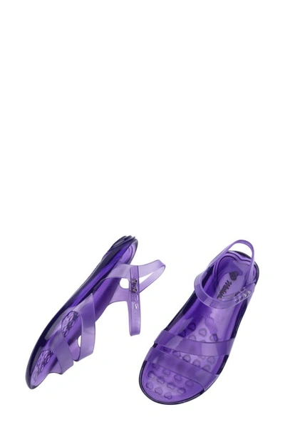 Shop Melissa The Real Jelly Slide Sandal In Lilac