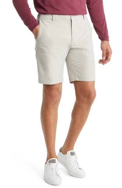 Shop Peter Millar Crown Crafted Surge Performance Water Resistant Shorts In Oatmeal