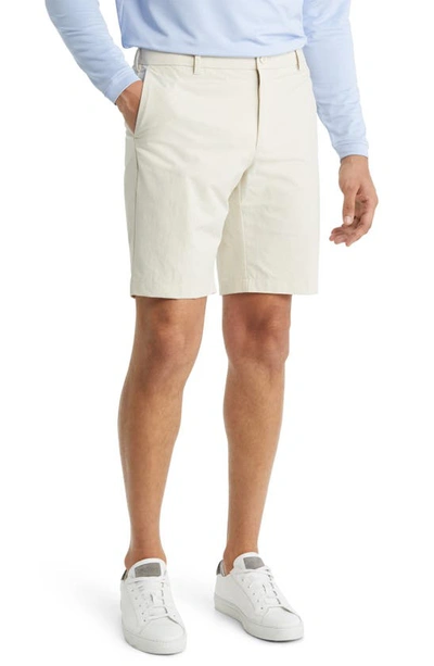 Shop Peter Millar Crown Crafted Surge Performance Water Resistant Shorts In British Cream