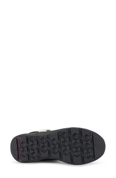 Spyder Leah Faux Fur Lined Waterproof Slip-on Sneaker In Black
