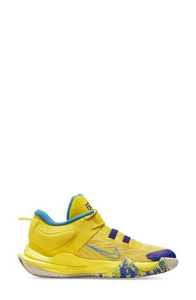 Shop Nike Kids' Giannis Immortality 2 Sneaker In Yellow/ Blue/ Multi-color