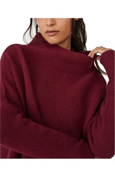 Shop Free People Ottoman Slouchy Tunic In Pomegranate Wine