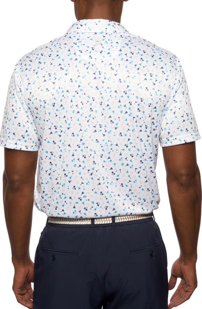 Shop Robert Graham Drink & Sail Short Sleeve Performance Polo In White