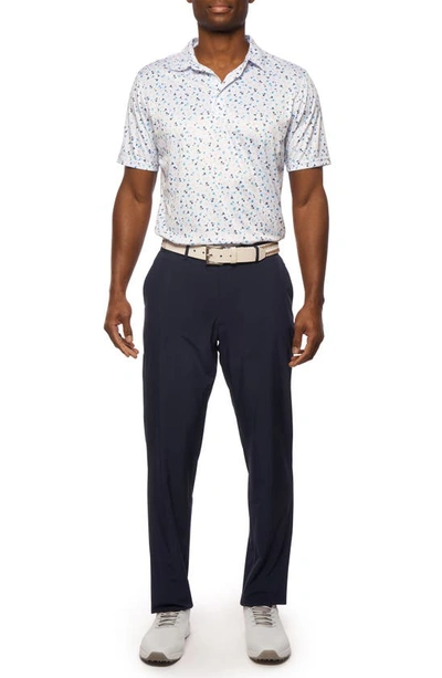 Shop Robert Graham Drink & Sail Short Sleeve Performance Polo In White
