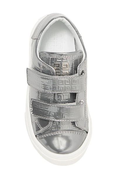 Shop Givenchy Metallic Sneaker In Light Grey