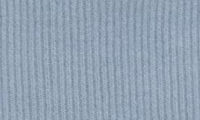 Feltman Brothers Rolled Collar Rib Knit Footie & Bonnet Set In Vintage Blue