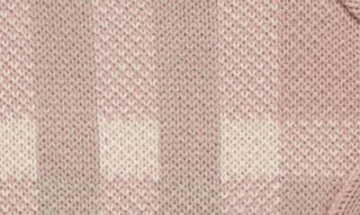 Feltman Brothers Plaid Cotton Sweater & Pants Set In Pink