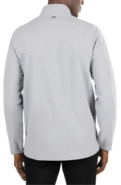 Travismathew Executive Suite Jacket In Heather Light Grey