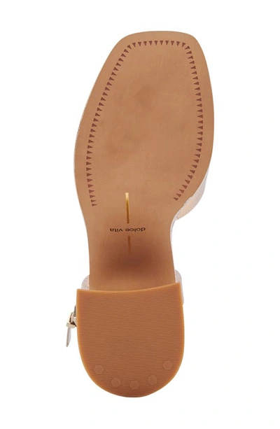 Shop Dolce Vita Wessi Platform Sandal In Gold Crackled Stella