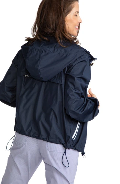 Shop Kinona Pack Play Water Resistant Golf Jacket In Navy