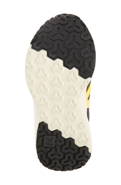 Veja Canary Logo-embroidered Panelled Mesh Low-top Trainers 6-9 Years In Graphite Tonic