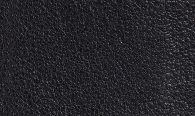 Raina Bowie Textured Bow Leather Belt In Black