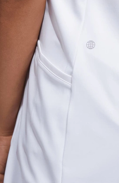 Shop Adidas Golf Icon Golf Polo Dress In White