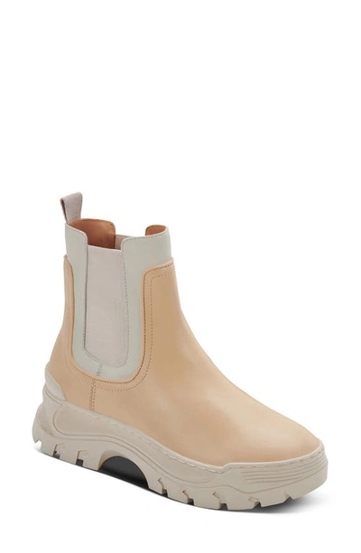 Shop Greats Hewes Chelsea Boot In Sand Multi Leather