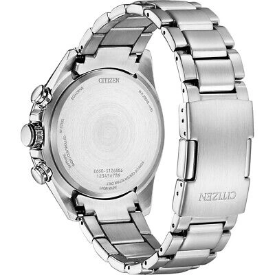 Pre-owned Citizen Silver Mens Chronograph Watch Cb5914-89l