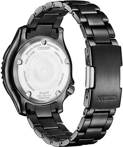 Pre-owned Citizen Black Mens Analogue Watch Promaster Marine Ny0145-86ee