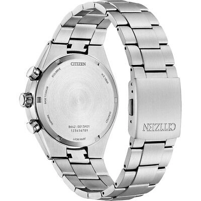 Pre-owned Citizen Silver Mens Chronograph Watch Ca7090-87e