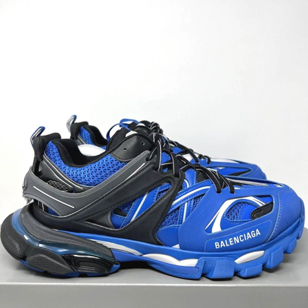 Pre owned Balenciaga Track Men s Sneakers Size 44 Eu 11 Us Blue Black ModeSens