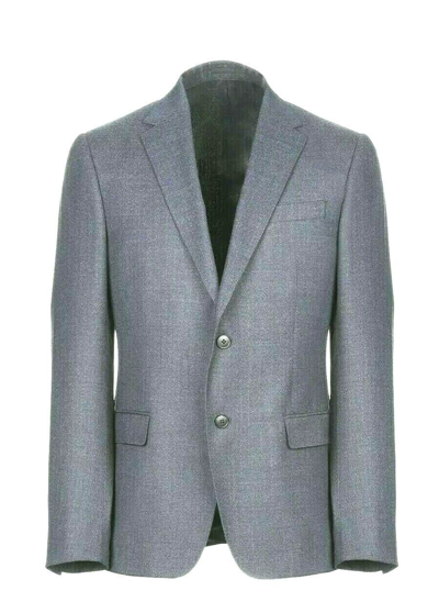 Pre-owned Z Zegna Zegna By Ermenegildo Zegna Men's Exclusive Blazer 100% Wool Blue 40r 8drp