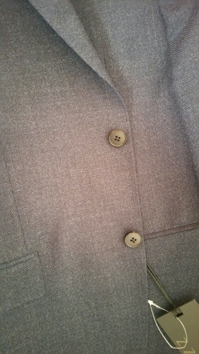 Pre-owned Z Zegna Zegna By Ermenegildo Zegna Men's Exclusive Blazer 100% Wool Blue 40r 8drp