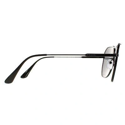Pre-owned Prada Sunglasses Pr63xs 1ab08g Black Gray Polarized
