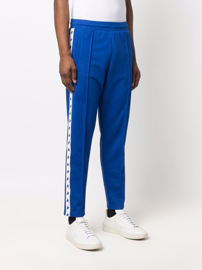 Shop Golden Goose Doro Star Collection Jogging Trousers In Blue