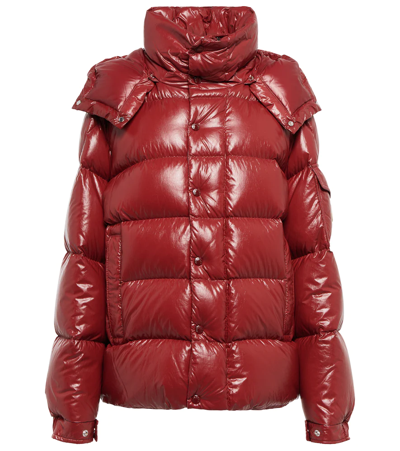 Shop Moncler Maya 70 Down Jacket In Red