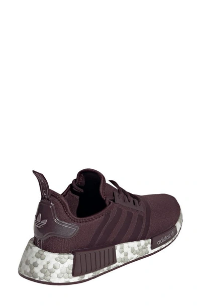 Shop Adidas Originals Nmd R1 Sneaker In Shadow Maroon/ White