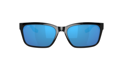 Shop Costa Woman Sunglasses 6s9081 Palmas In Blue Mirror