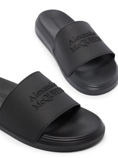 Shop Alexander Mcqueen Sandals Black