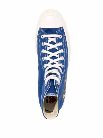 Shop Comme Des Garçons Play Comme Des Garcons Play Sneakers Blue