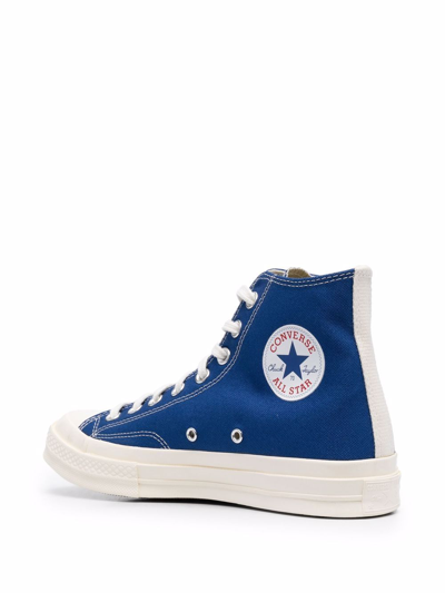 Shop Comme Des Garçons Play Comme Des Garcons Play Sneakers Blue