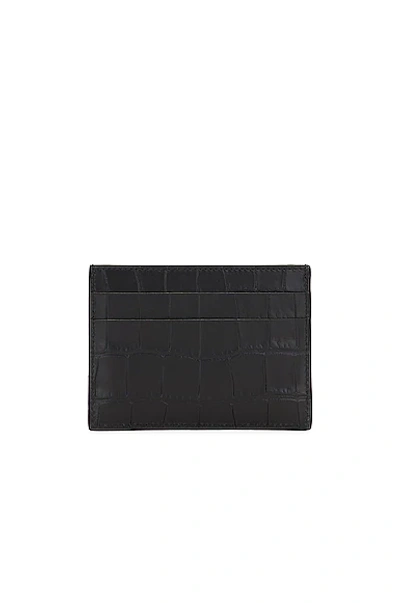 Shop Balenciaga Cash Card Holder In Black