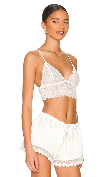 Free People Intimately Fp Everyday Lace Longline Bralette In