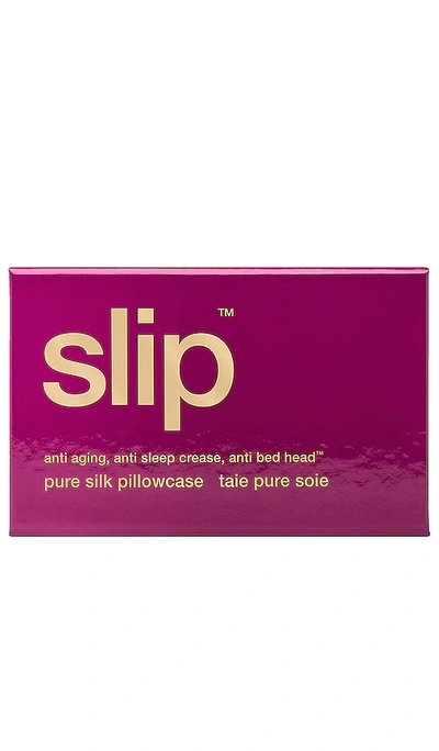 Shop Slip Queen Pillowcase In Ultra Violet