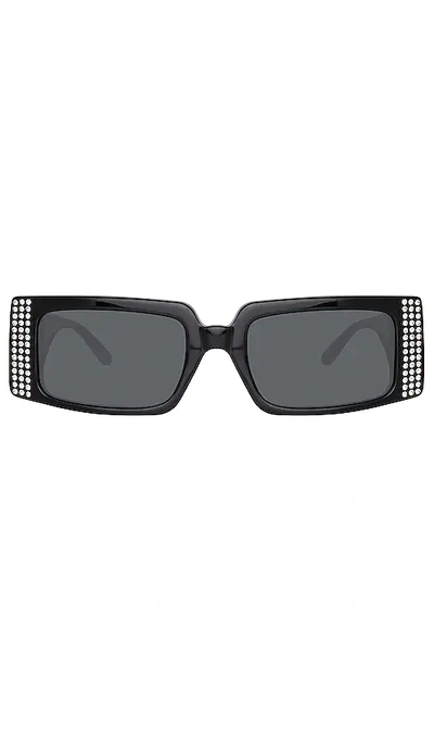 Shop Linda Farrow X Magda Butrym Magda 11 In Black  Crystal & Grey