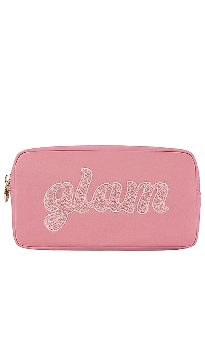 Shop Stoney Clover Lane Glam Small Pouch In Mauve