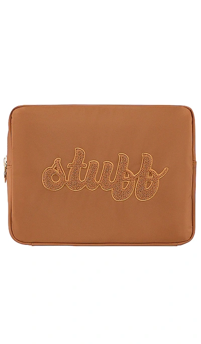 Shop Stoney Clover Lane Stuff Large Pouch In Camel