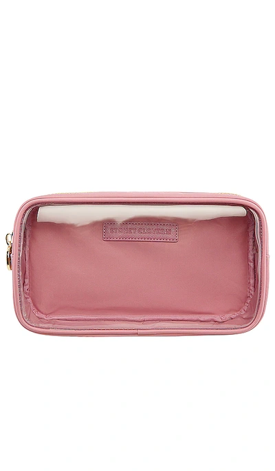 Shop Stoney Clover Lane Clear Small Pouch In Mauve