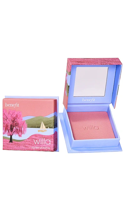 Shop Benefit Cosmetics Wanderful World Silky-soft Powder Blush In Willa